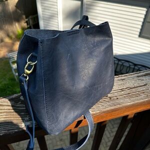 Beautiful Midnight blue Portland leather butterfly